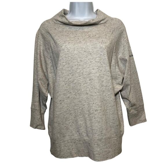 Columbia Mock Neck Long Sleeve Shirt, M - Picture 1 of 8